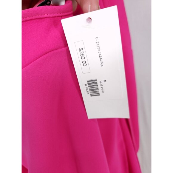 Revolve Amanda Uprichard Jasalina Maxi Dress Size Medium Hot Pink Sexy Party - Picture 7 of 16